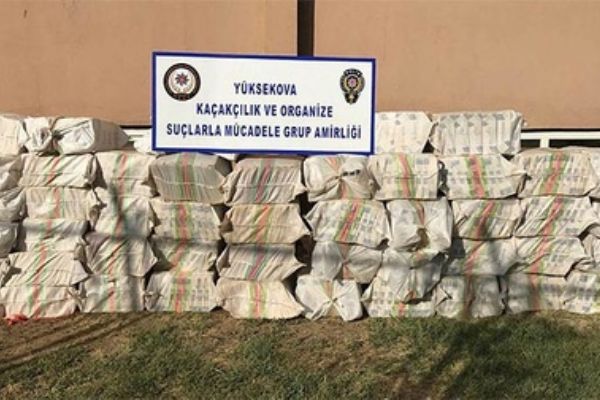26 bin paket kaçak sigara ele geçirildi