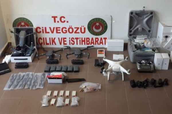 Cilvegözü'nde yedi İHA ele geçirildi