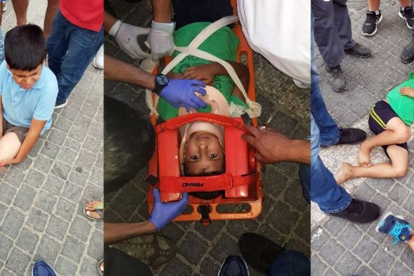 İsrailli yerleşimci 4 Filistinli çocuğa çarpıp kaçtı