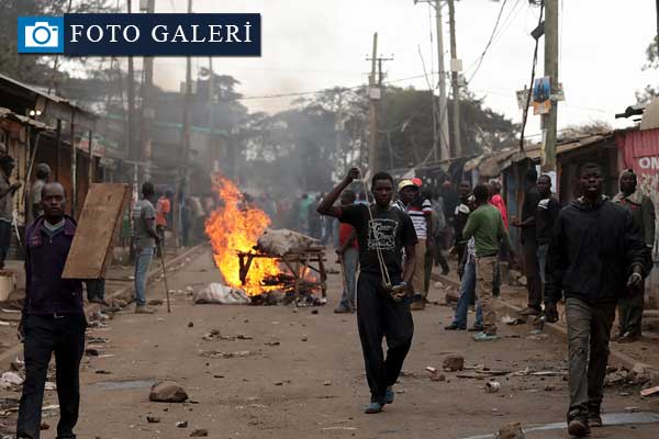 Kenyatta'nın zaferi sonrası Kenya'da muhalifler sokakta!