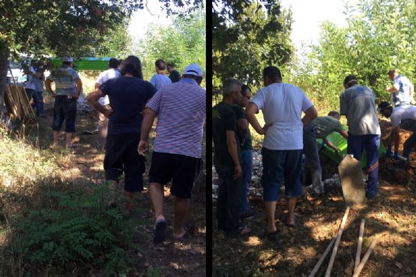 Kocaeli'de yanlış mezarı taşıyınca, karakolluk oldular