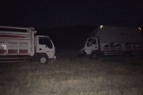 NATO hattından 2 kamyon mazot çalmışlardı ki...