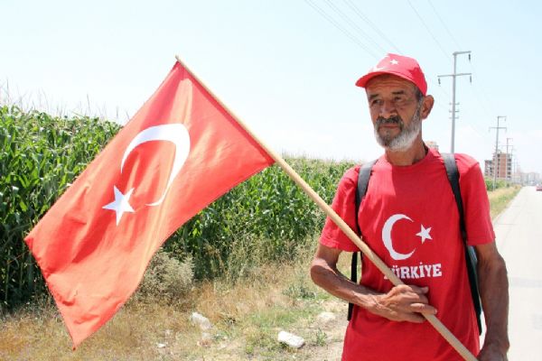 Rüyasında gördüğü Halisdemir için yine yollarda