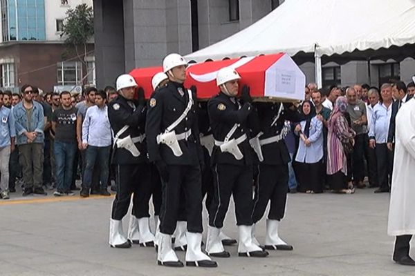 İstanbul şehidi için tören düzenlendi