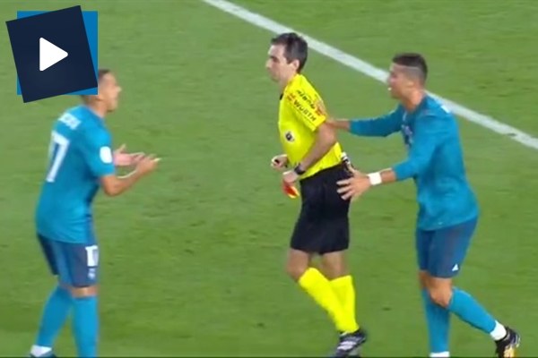 Ronaldo kırmızı kart gördü, çıldırdı!