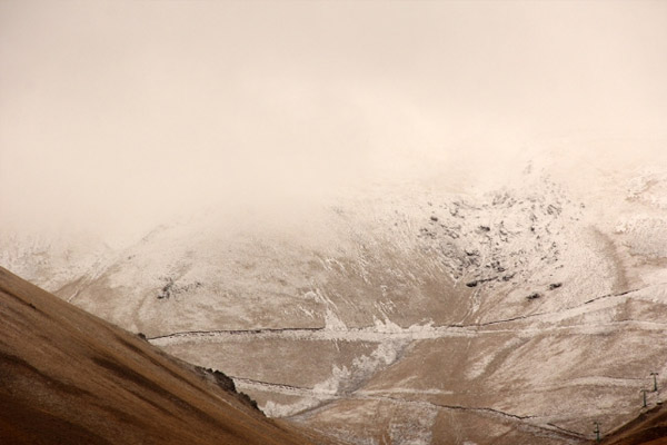 Palandöken’e ilk kar düştü