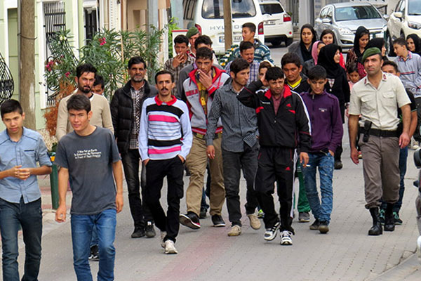 213 mülteci yakalandı