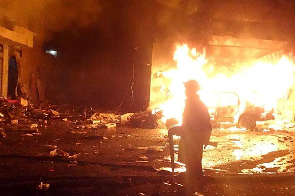 Halep'te bomba yüklü saldırı