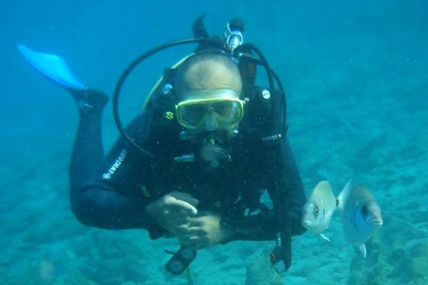 Dalgıcın zıpkınla balık avı sonu oldu