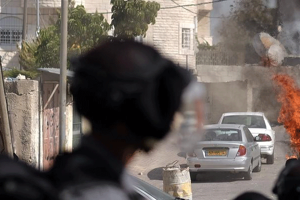 İşgalciler Silahlı Filistinliler Korkusuz