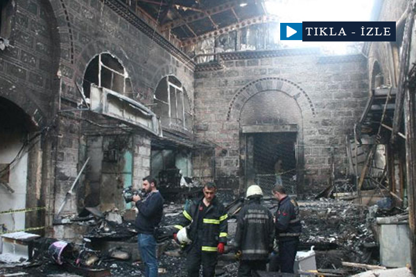 Yangının tahribatı gün ağarınca ortaya çıktı