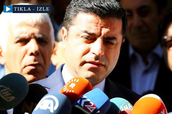 Demirtaş'tan patlama ile ilgili ilk açıklama