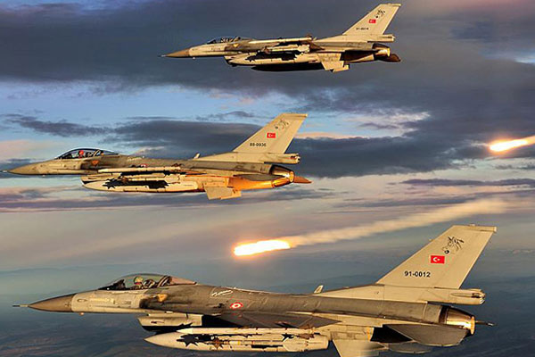 TSK: Türk jetlerine Suriye'den taciz
