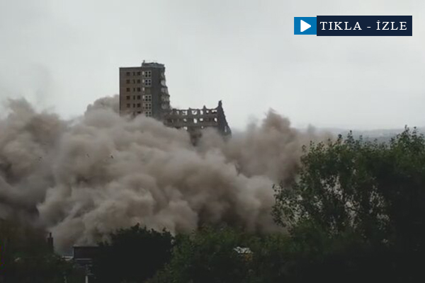 Dev binaları böyle yıktılar