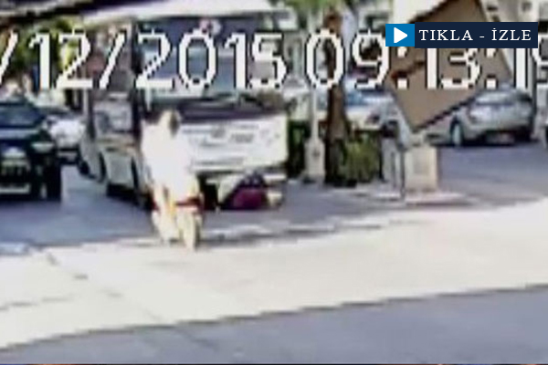 Feci kaza güvenlik kamerasında