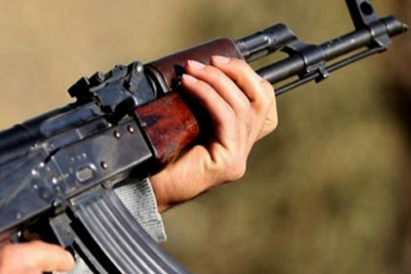 Uzun namlulu silahlarla ev taradılar