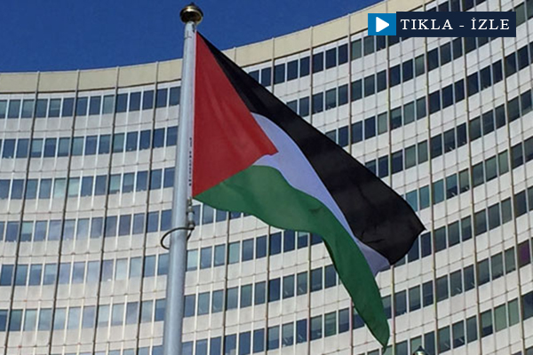 Filistin bayrağı orada da dalgalanacak