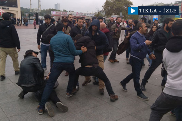 Kadıköy İskelesi'nde eylemcilere müdahale