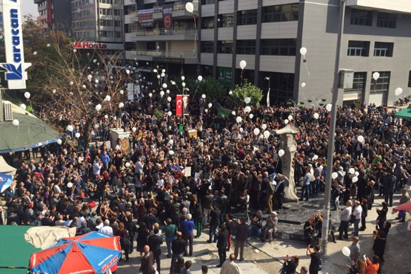 Ankara'da saldırı protestosu