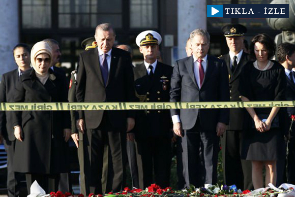 Cumhurbaşkanı Erdoğan patlama bölgesinde