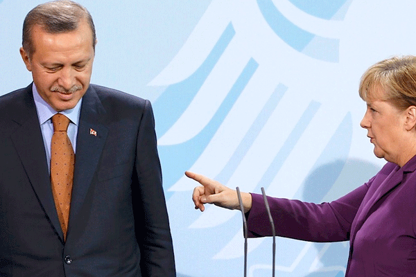 Merkel'in Türkiye ziyaretine tepki