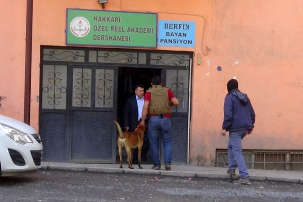 Hakkari’de dersanede bomba alarmı