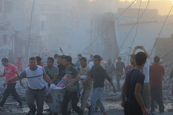 Rusya'nın hava saldırısında 56 kişi öldü