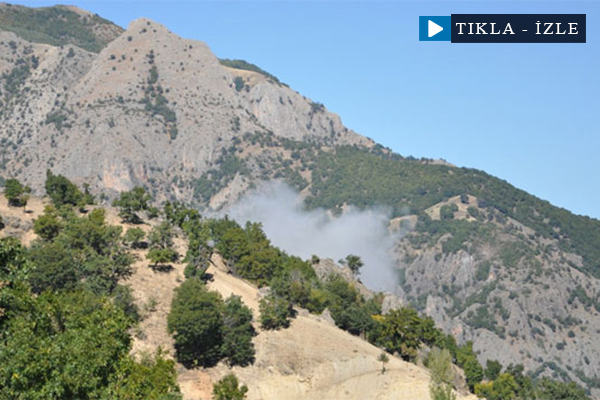 PKK'nın 'şehitliği' yıkıldı!