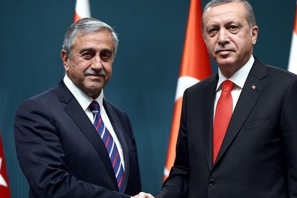 Erdoğan ve Akıncı bir araya geldi