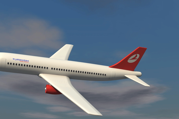 THY kulesinden anonslu PKK protestosu