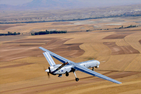 Düştü denilen İHA zorunlu inmiş