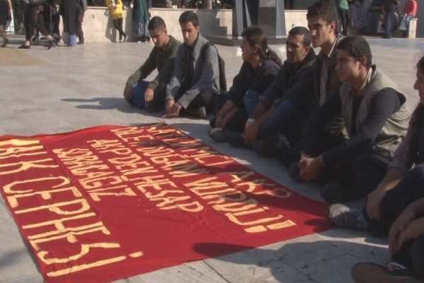 Dilek Doğan protestosunda 9 gözaltı