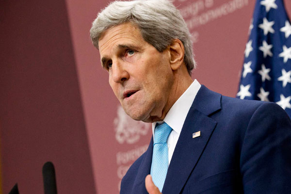 Kerry'den, Filistin ve Suriye diplomasisi