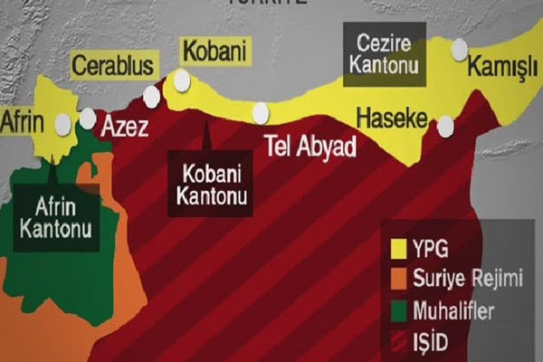 Suriye'de 4.Kanton ilan edildi