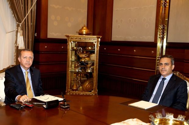 Erdoğan Fidan'ı kabul etti