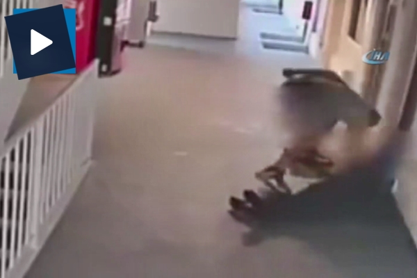 Otel görevlisini bayıltana kadar darp etti