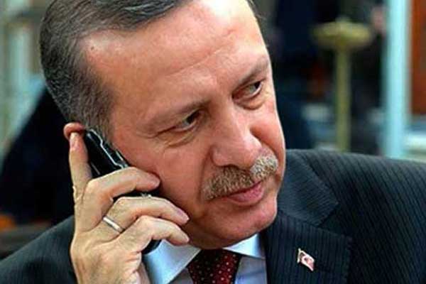 Erdoğan, Macron ile görüştü