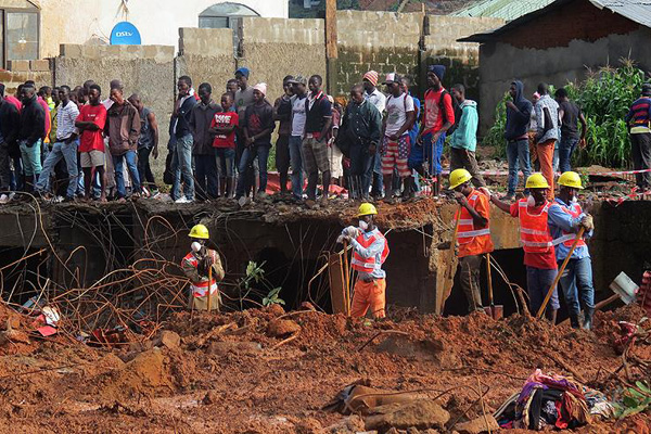 Sierra Leone'de ölü sayısı 350'yi geçti