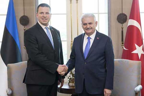 Estonya Başbakanı Ratas Ankara'da