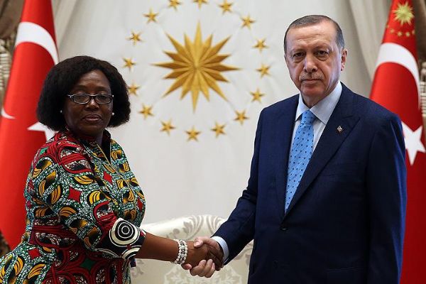 Cumhurbaşkanı Recep Tayyip Erdoğan, Kiondu'yu kabul etti