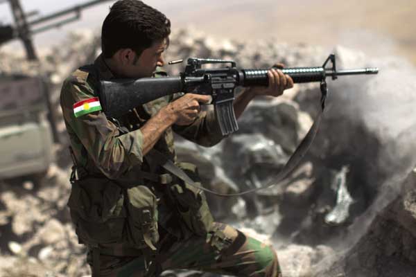 IŞİD, Peşmerge ile karşı karşıya geldi