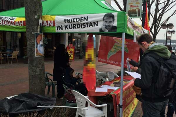 PKK flamalarına izin veren Almanya Osmanlı bayrağını yasakladı