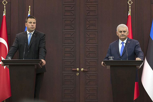 Yıldırım ile Ratas görüştü