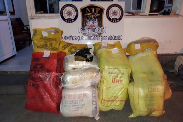 Kayseri'de uyuşturucu tacirlerine büyük darbe
