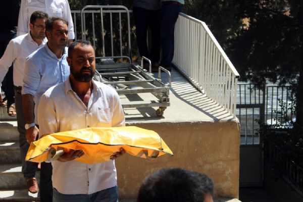 Şanlıurfa'da bir babanın en zor anı