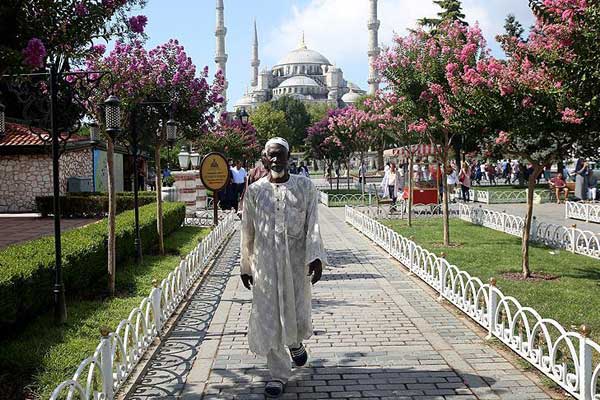 Ganalı Abdullah amca, hac hayali için İstanbul'da