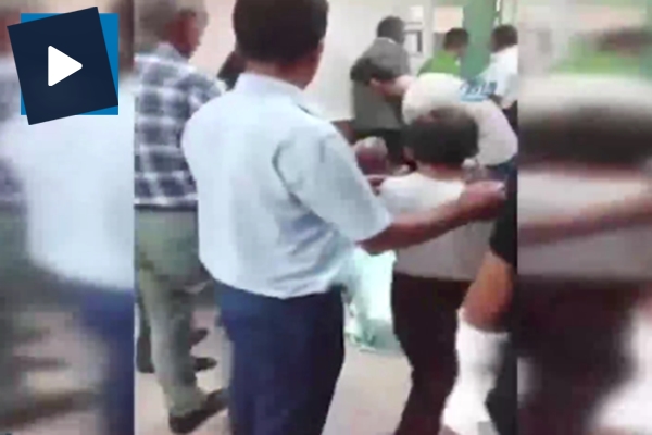 Ağrı Devlet Hastanesinde tepki toplayan görüntüler