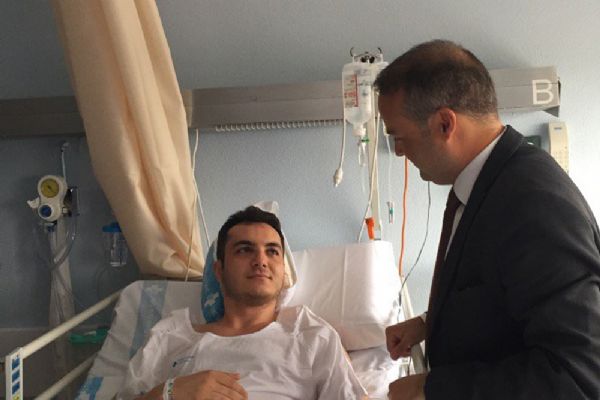 Barselona'da yaralanan Eroğlu'nun durumu iyi