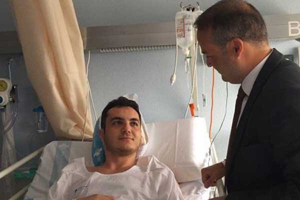 İşadamı Eroğlu'nun hastanedeki fotoğrafı yayınlandı