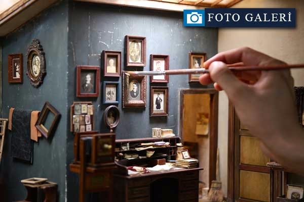 Iraklı sanatçının 'avuç içine' sığan eserleri